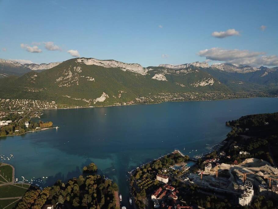Toit-Terrasse Traversant Plein Centre 100M Du Lac Apartment อานซี ภายนอก รูปภาพ
