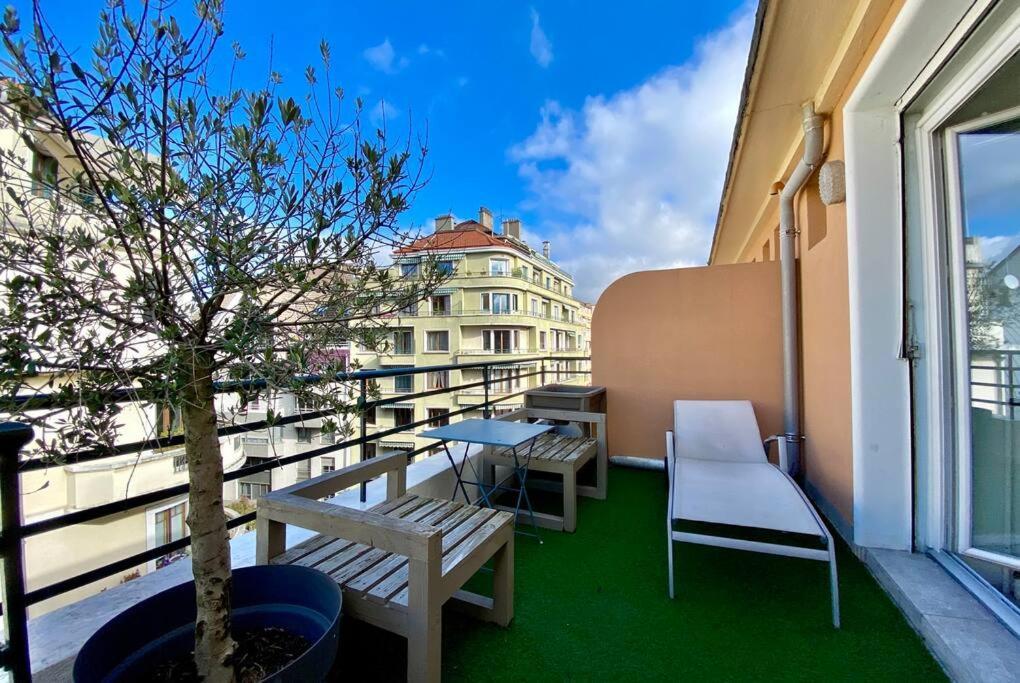 Toit-Terrasse Traversant Plein Centre 100M Du Lac Apartment อานซี ภายนอก รูปภาพ